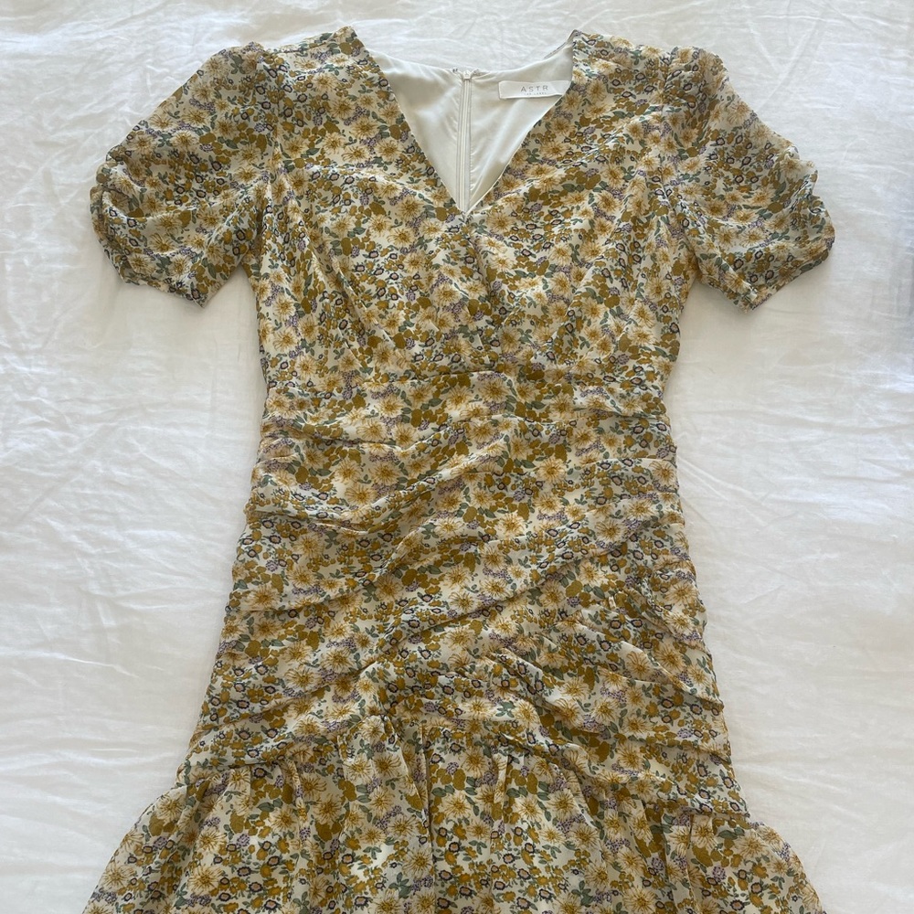 Astr Floral Mini Dress